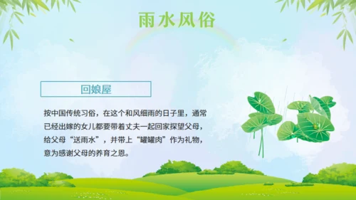雨水节气通用PPT