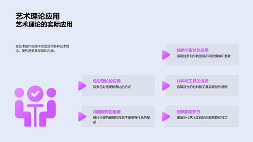 艺术创作教学课程PPT模板