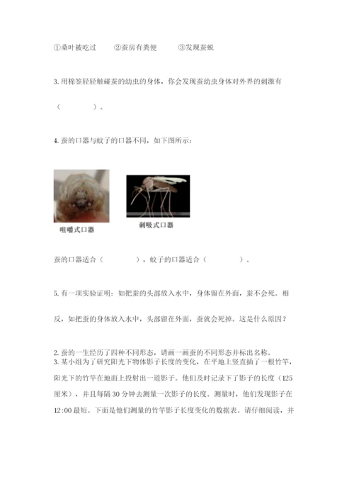 教科版小学科学三年级下册 期末测试卷附完整答案（网校专用）.docx