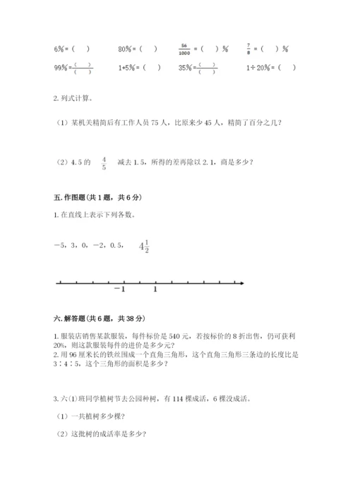 小升初数学期末测试卷附答案【夺分金卷】.docx
