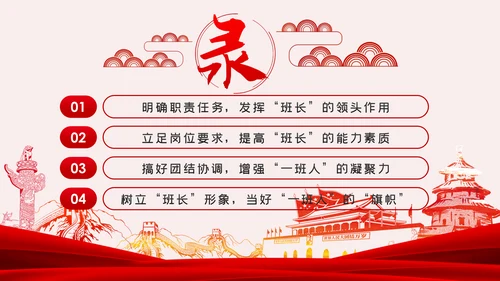 做基层的好班长争当合格党支部书记党课PPT模板