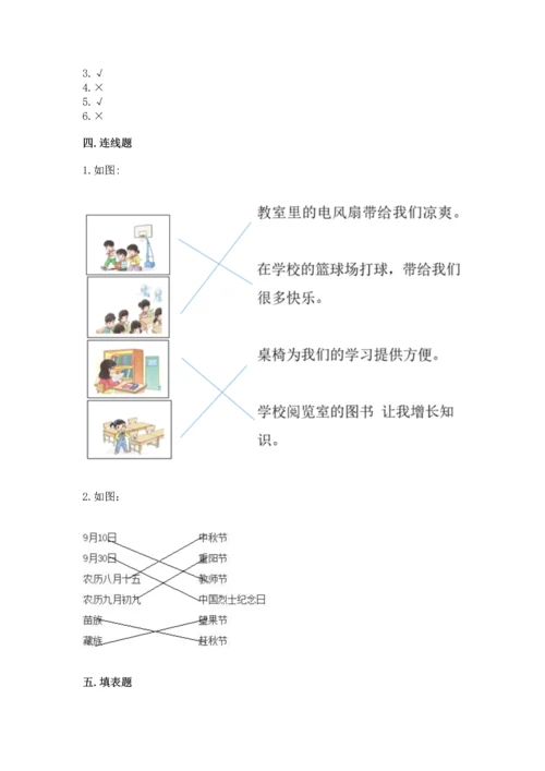 部编版二年级上册道德与法治 期末测试卷通用.docx