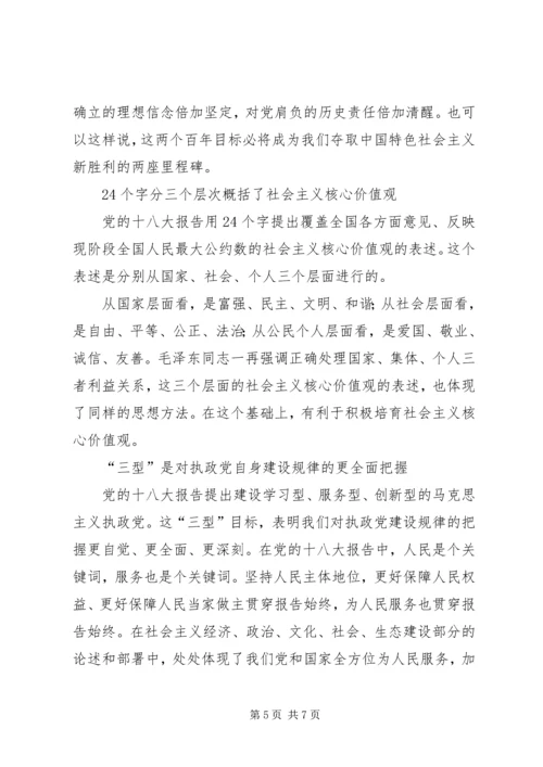 某校组织青少年学习党的十八大精神宣讲稿.docx