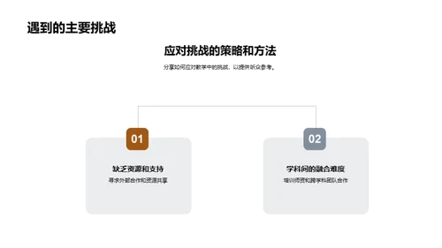 跨学科教学魅力