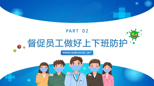 企业安全复工疏解堵点PPT模板