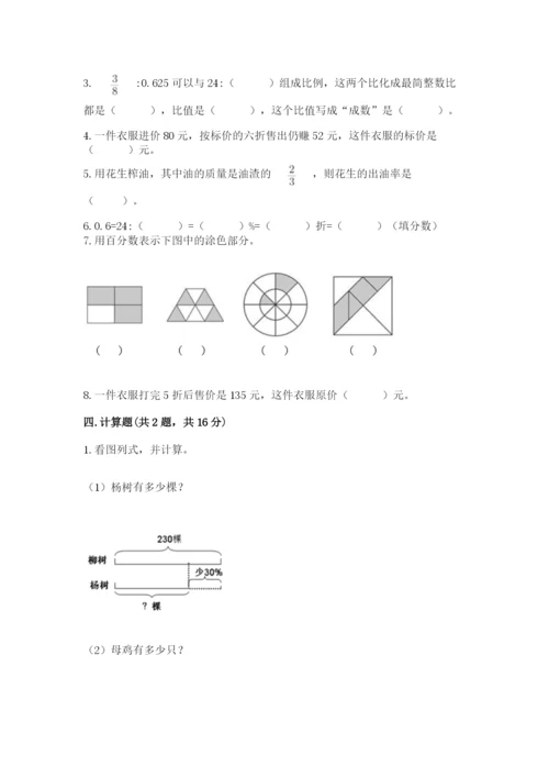 苏教版六年级下册数学期中测试卷精品【黄金题型】.docx