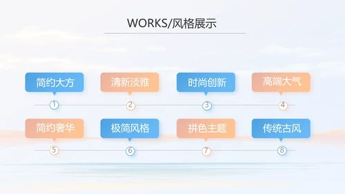 时尚创意个人作品集作品展示ppt动态