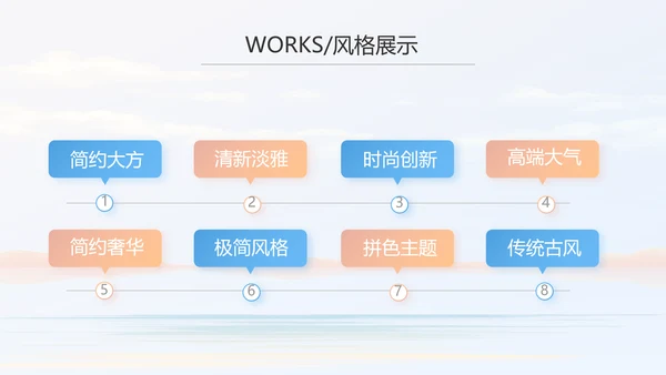 时尚创意个人作品集作品展示ppt动态