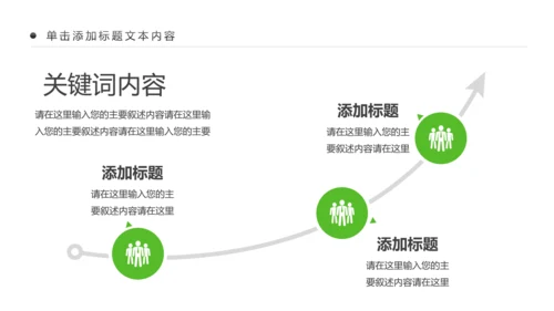 绿色清新植物生长敬畏生命成长励志PPT模板