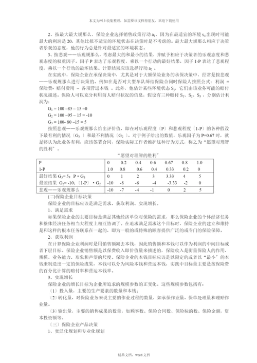 保险企业经营管理策略(2021整理).docx