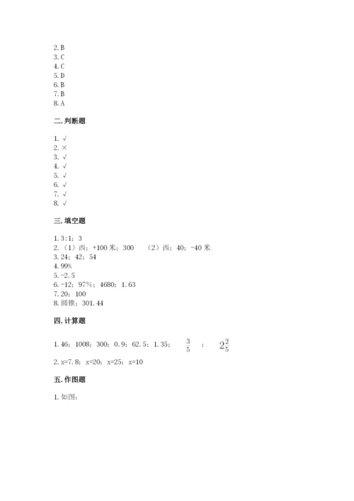 冀教版小升初数学模拟试卷附参考答案【突破训练】.docx