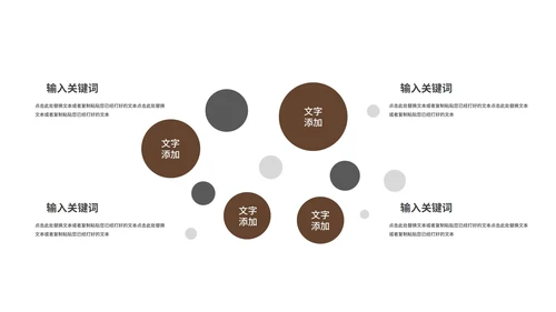 咖色森系清新月度总结PPT模板