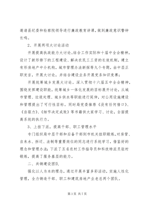 建设局完善建设管理工作计划.docx