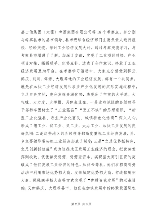外出考察学习心得强强联手.docx