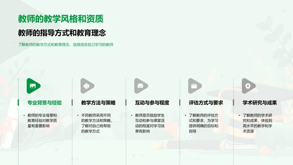 大学选择讲座PPT模板