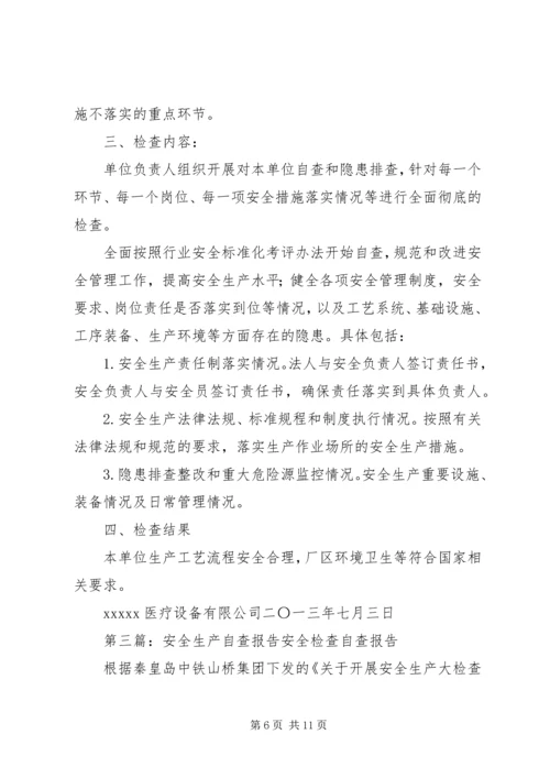 安全生产自查报告 (14).docx