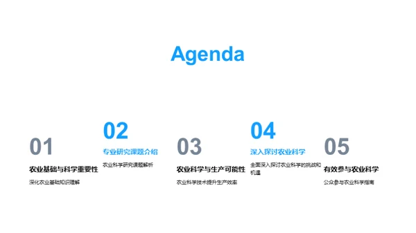 探索农业科学未来