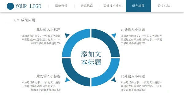 博士毕业论文答辩PPT模板