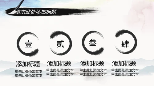 水墨中国风中国农业银行述职报告PPT