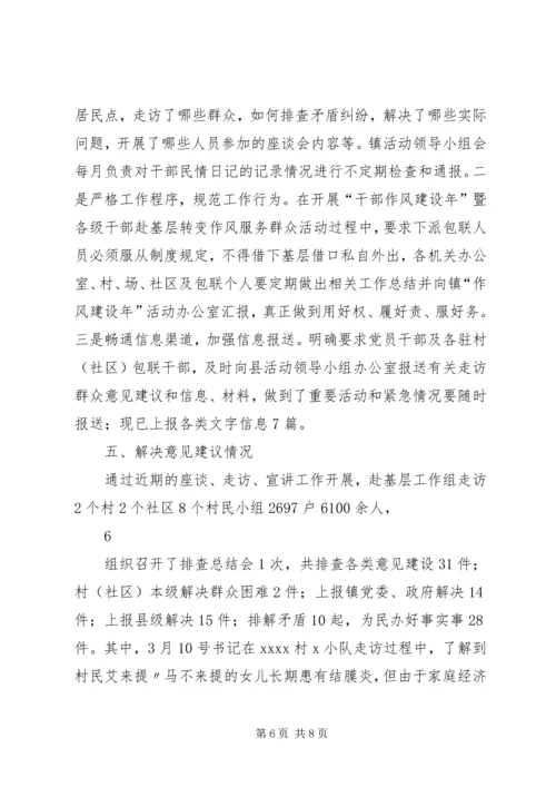 关于在全乡开展各级干部赴基层转变作风服务群众活动实施方案_1.docx