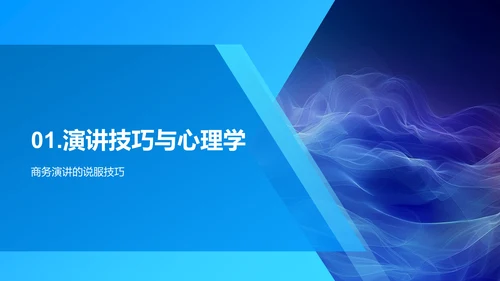 商务演讲技巧PPT模板