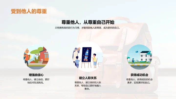 树立良好行为典范