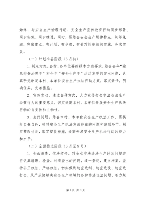 镇关于安全生产的实施方案.docx