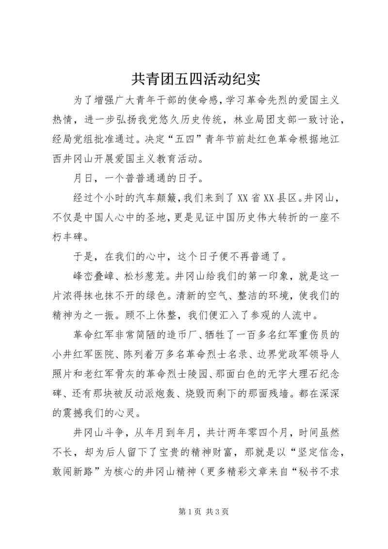 共青团五四活动纪实 (4).docx