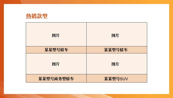 橙色简约风企业汽车股份公司宣传PPT模板