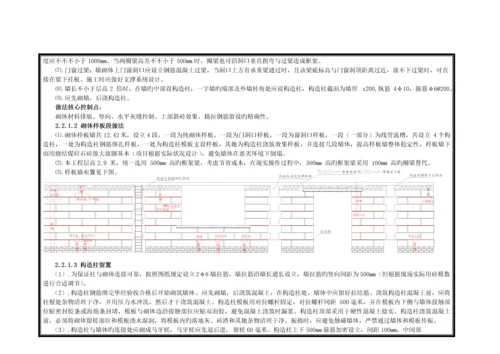 样板综合施工重点技术交底.docx