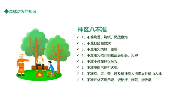 平安清明森林防火知识班会通用PPT模板