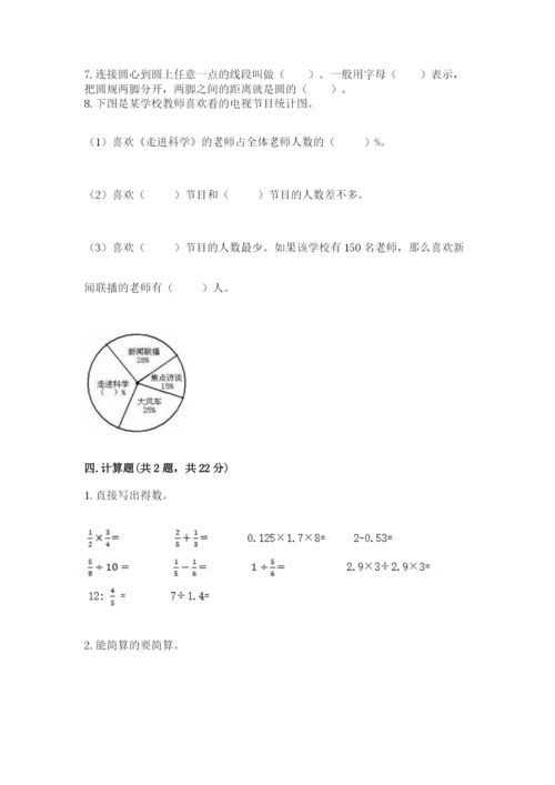 人教版六年级上册数学期末测试卷带答案（综合题）.docx