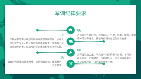 迷彩青春在此启程新生军训通用PPT模板