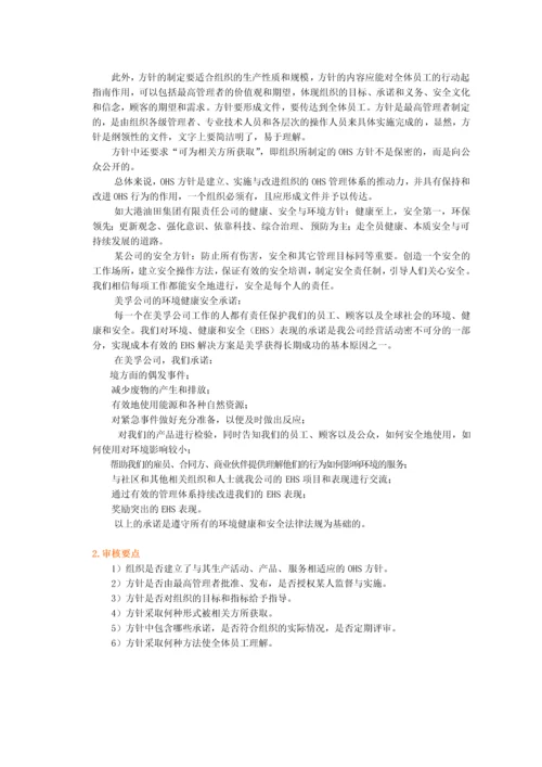 职业安全卫生管理体系各个要素详解.docx