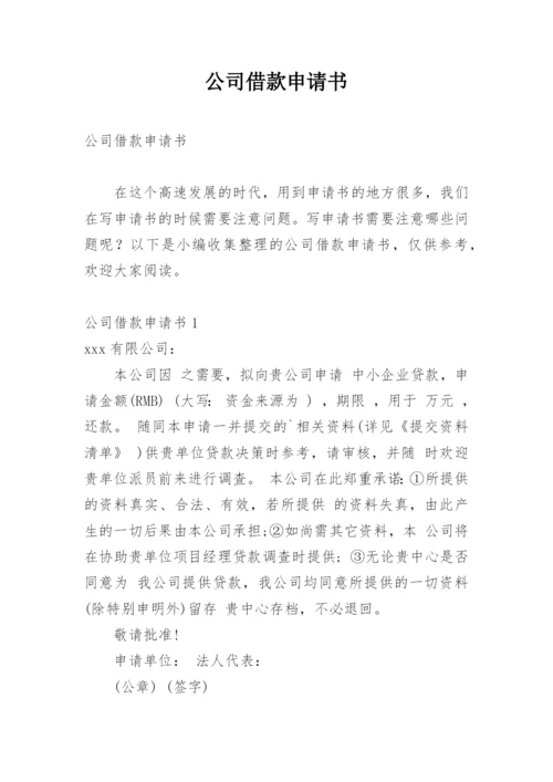 公司借款申请书_1.docx