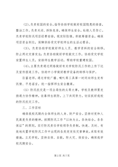 防洪水安全工作实施方案.docx