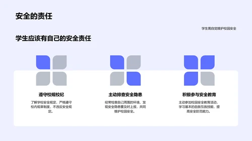 高中安全防护讲座PPT模板