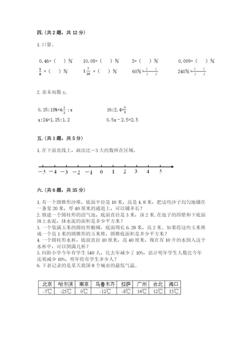 青岛版数学小升初模拟试卷【典优】.docx