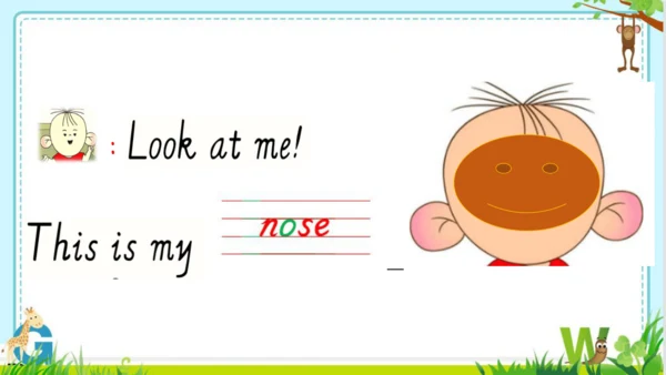 Unit3 Look at me Part A Let’s learn  课件(共43张PPT)