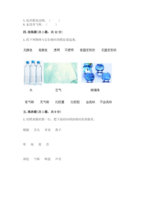 教科版一年级下册科学期末测试卷【名校卷】.docx