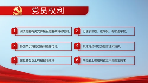 党建党支部年终工作总结汇报PPT党课
