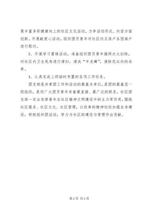 社区团支部XX年工作计划 (2).docx