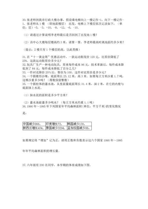 六年级小升初数学应用题50道（培优b卷）.docx