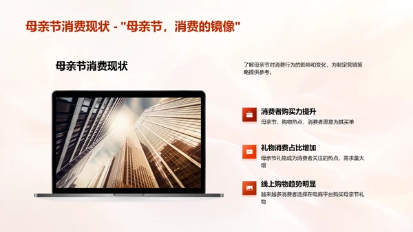母亲节商业价值探讨PPT模板