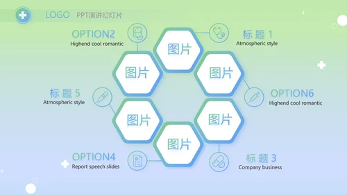 绿色医疗临床护理案例分析动态PPT模板