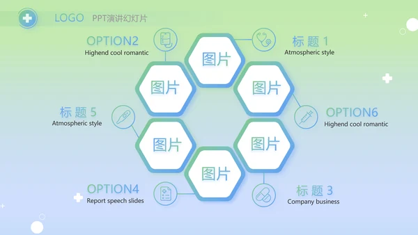 绿色医疗临床护理案例分析动态PPT模板