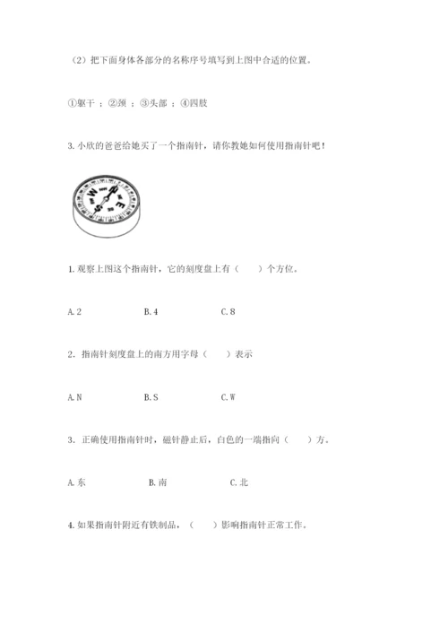教科版小学科学二年级下册期末测试卷含答案【轻巧夺冠】.docx