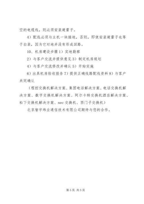 集团电话交换机办公室解决方案.docx