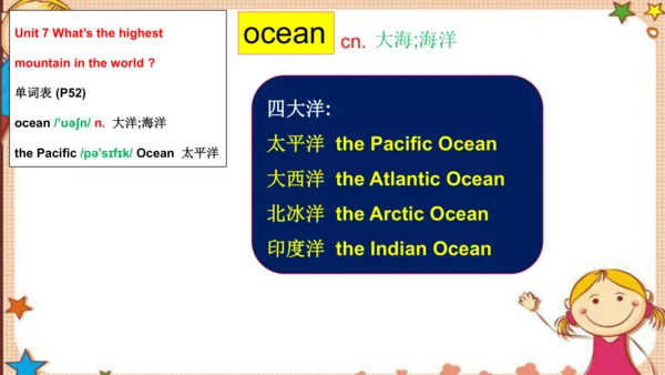 人教版八下Unit 7 What's the highest mountain in the wor