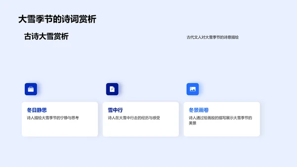 大雪节气文化解析PPT模板